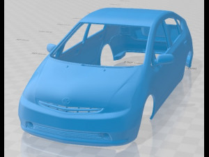 Toyota Prius 2003 Printable Body Car 3D Baskı Modeli