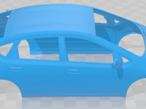 Toyota Prius 2003 Printable Body Car 3D Принт Модель