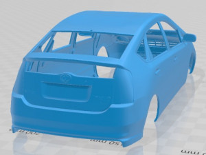 Toyota Prius 2003 Printable Body Car 3D Принт Модель