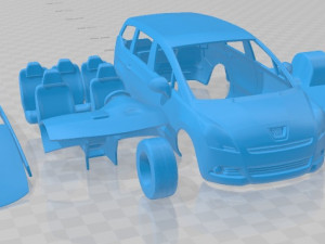 Peugeot 5008 2010 Printable Car 3D Принт Модель