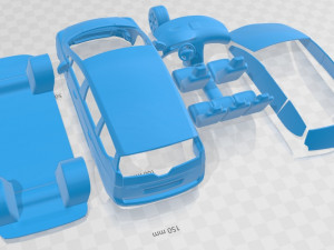 Peugeot 5008 2010 Printable Car 3D Принт Модель