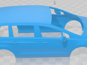 Peugeot 5008 2010 Printable Body Car 3D Принт Модель