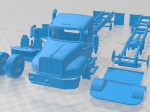 Kenworth T470 2009 Printable Truck 3D Print Model