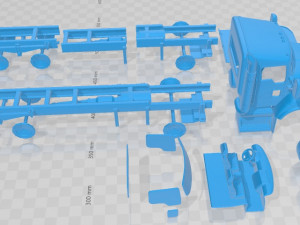 Kenworth T470 2009 Printable Truck 3D-printmodel