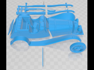 Jaguar SS100 1936 Printable Car 3D 打印模型