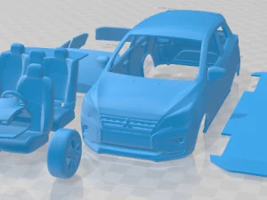 Mitsubishi Mirage 2020 Printable Car 3D Print Model