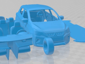 Mitsubishi Mirage 2020 Printable Car 3D Baskı Modeli