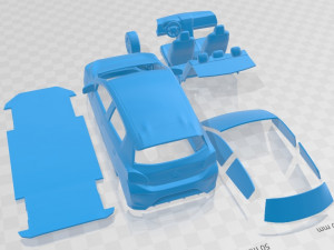 Mitsubishi Mirage 2020 Printable Car 3D Baskı Modeli