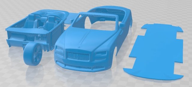 Dawn Silver Bullet 2020 Printable Car 3Dプリントモデル .c4d .max .obj .3ds .fbx .stl .blend 