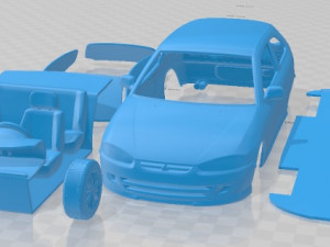 Mitsubishi Colt 1998 Printable Car 3D Baskı Modeli