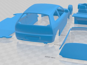 Mitsubishi Colt 1998 Printable Car 3D Print Model