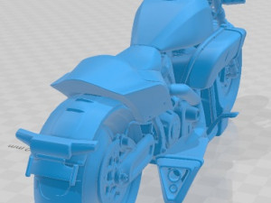 Harley Davidson FXDR 114 Printable Motorcycle 3D Print Model