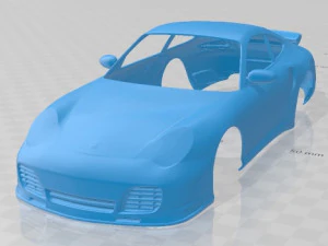 Porsche 911 Turbo Coup&eacute; 996 2000 Carro para imprimir Modelo de Impressão 3D