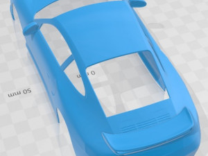 Porsche 911 Turbo Coupe 996 2000 Printable Car 3Dプリントモデル