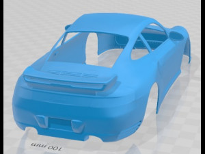Porsche 911 Turbo Coupe 996 2000 Printable Car 3Dプリントモデル