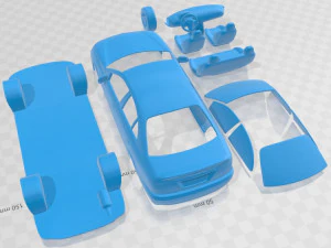 Nissan Sunny Neo GL 2000 Printable Car 3D Print Model