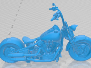 Harley Davidson Knucklehead Printable Motorcycle 3D Print Model