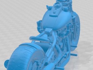 Harley Davidson Knucklehead Printable Motorcycle 3D Print Model