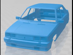 Renault 11 GTS Turbo Printable Body Car 3D Print Model