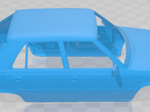 Renault 11 GTS Turbo Printable Body Car 3D Принт Модель