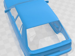 Renault 11 GTS Turbo Printable Body Car 3D Принт Модель