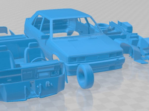 Renault 11 GTS Turbo Printable Car 3D 打印模型