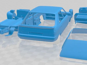 Renault 11 GTS Turbo Printable Car 3D Print Model