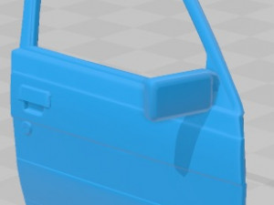 Renault 11 GTS Turbo Printable Car Modelo de Impressão 3D