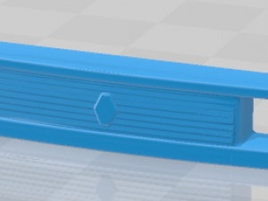 Renault 11 GTS Turbo Printable Car Modelo de Impressão 3D