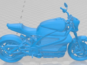 Harley Davidson Livewire Printable Motorcycle Modelo de Impressão 3D