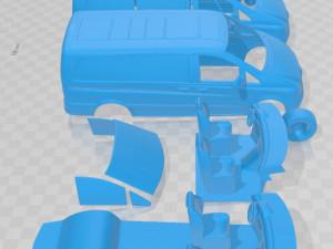 Mercedes Benz Vito W639 2011 Printable Van Model do druku 3D