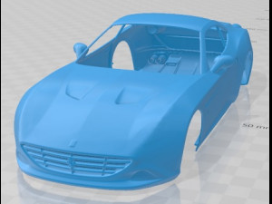 Ferrari California T 2015 Printable Body Car 3D Print Model