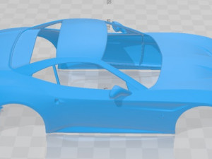 Ferrari California T 2015 Printable Body Car Modelo de impresión 3D