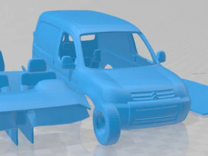 Citroen Berlingo 2002 Printable Van 3D Print Model