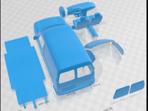 Citroen Berlingo 2002 Printable Van 3D Print Model