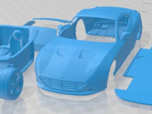 フェラーリ カリフォルニア T 2015 印刷可能な車 3Dプリントモデル