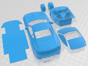 Ferrari California T 2015 Printable Car Modello di stampa 3D