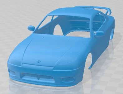 Nissan 240SX Silvia S15 1999 Printable Body Car 3D Print Model .c4d .max .obj .3ds .fbx .stl .blend 