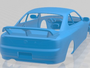 Nissan 240SX Silvia S15 1999 Printable Body Car Model Cetak 3D