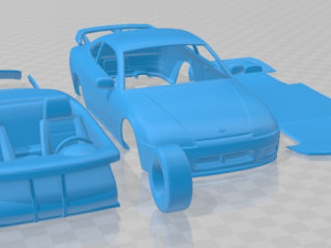 Nissan 240SX Silvia S15 1999 Printable Car 3Dプリントモデル