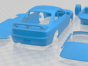 Nissan 240SX Silvia S15 1999 Printable Car 3Dプリントモデル