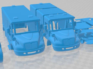 International Durastar Armored 2002 Printable Truck 3D Print Model