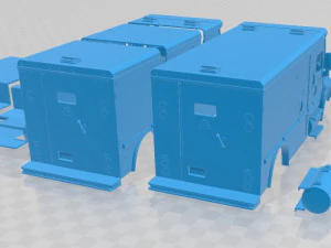 International Durastar Armored 2002 Printable Truck 3D Print Model