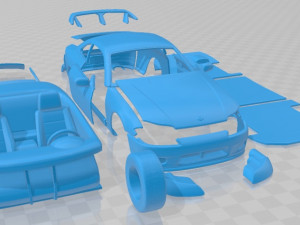 Nissan 240SX Silvia S15 1999 Printable Car Modèles 3D en vedette
