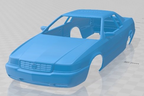 Cadillac Eldorado 2002 Printable Body Car 3D 프린트 모델 .c4d .max .obj .3ds .fbx .stl .blend 