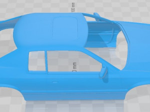 Cadillac Eldorado 2002 Printable Body Car 3D 프린트 모델