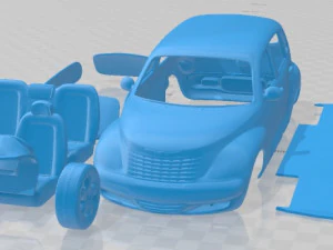 Chrysler PT Cruiser 2005 Yazdırılabilir Araba 3D Baskı Modeli