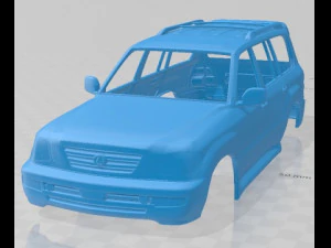 Lexus LX 2003 Printable Body Car 3D Print Model