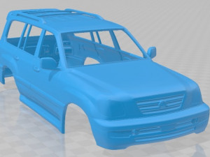 Lexus LX 2003 Printable Body Car 3D Print Model