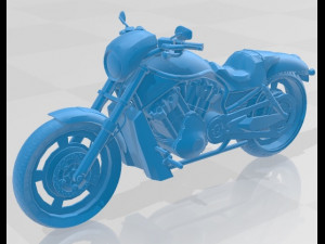 Harley Davidson Night Rod Printable Motorcycle 3D Print Model